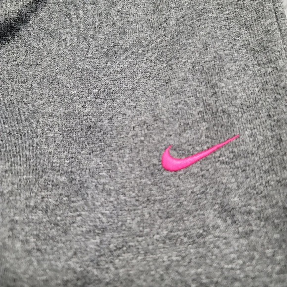 Nike Pants Womens Small Gray Livestrong Spellout Pink Swoosh Therma Fit Active - Picture 8 of 13